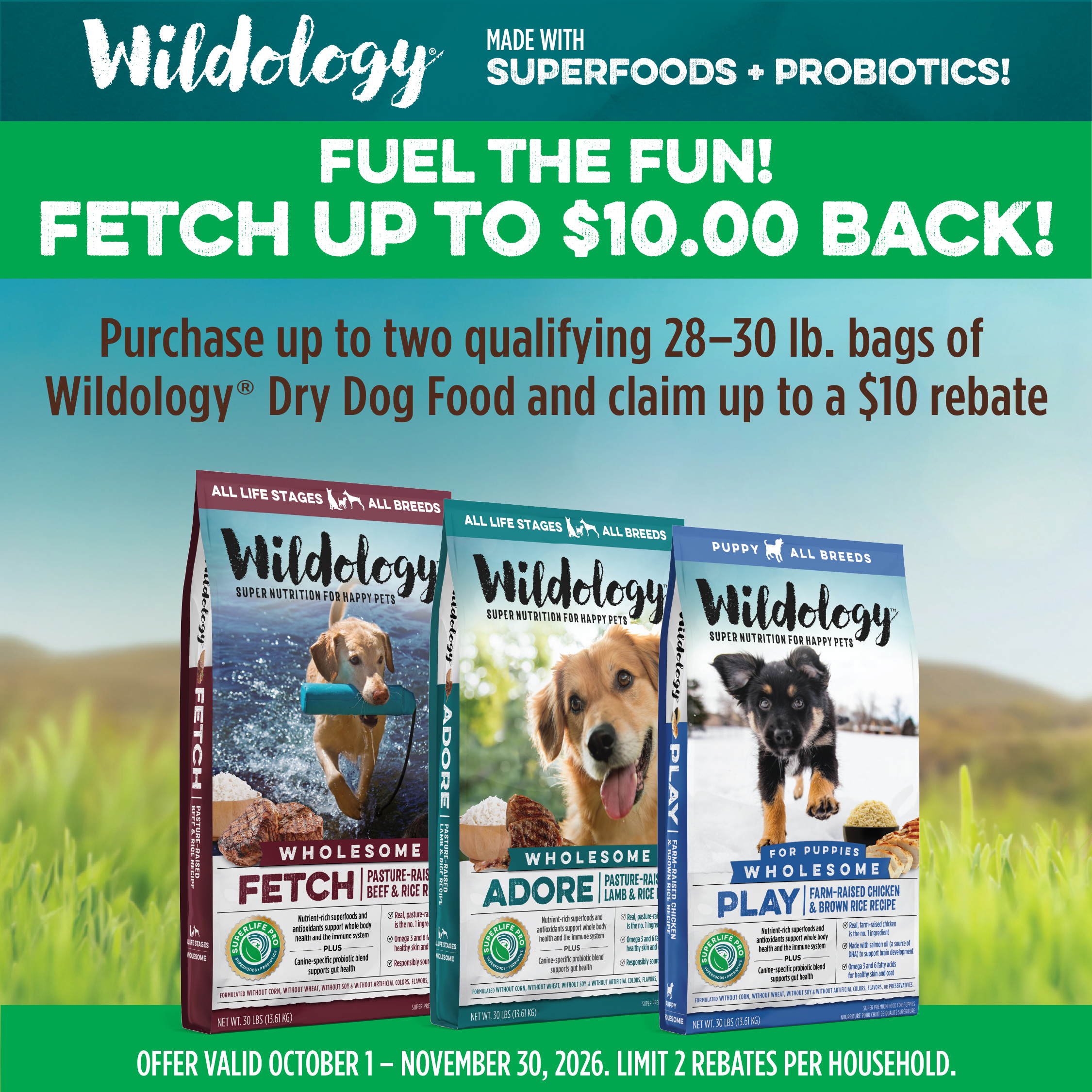 Wildology Rebate